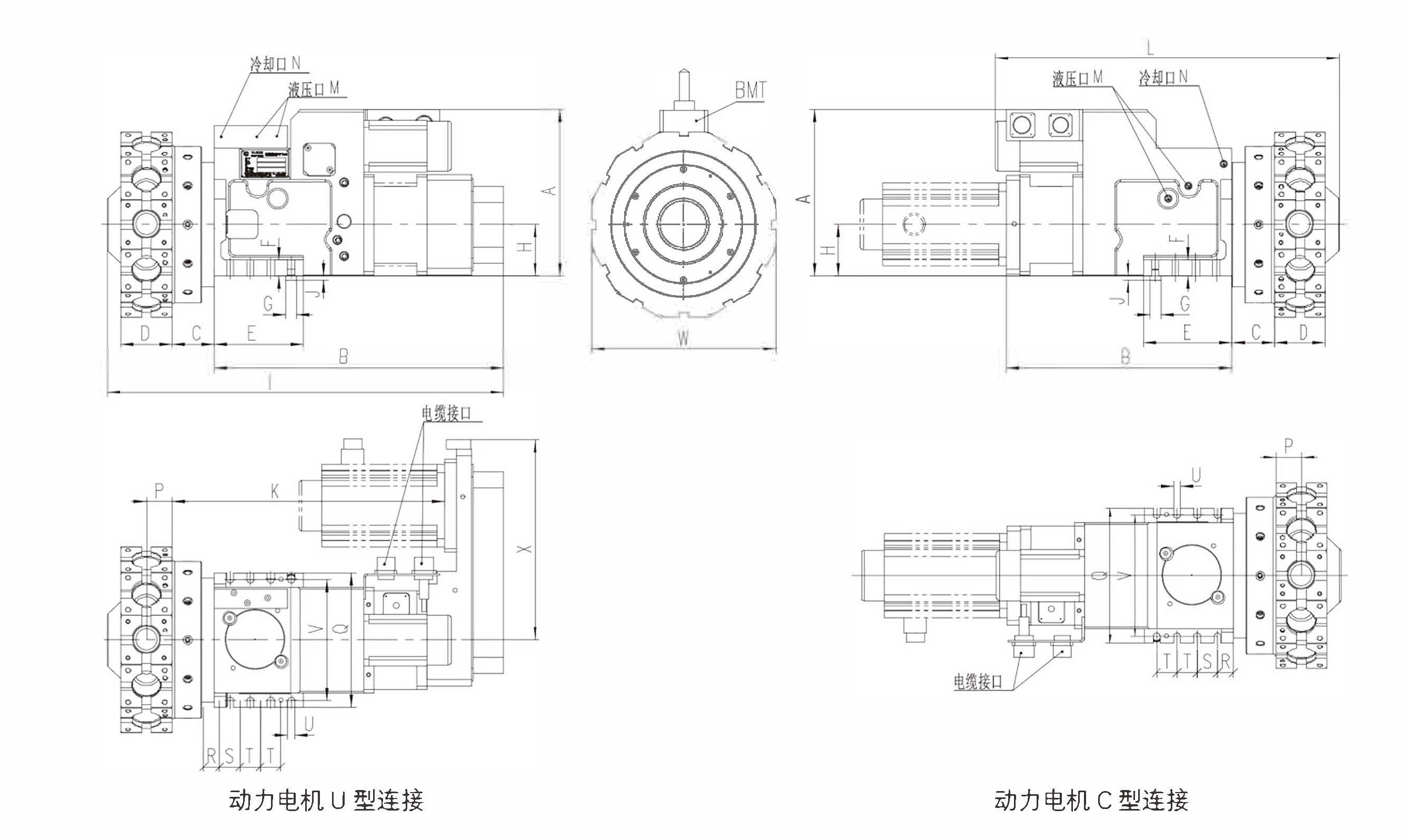 R series radial servo power turret