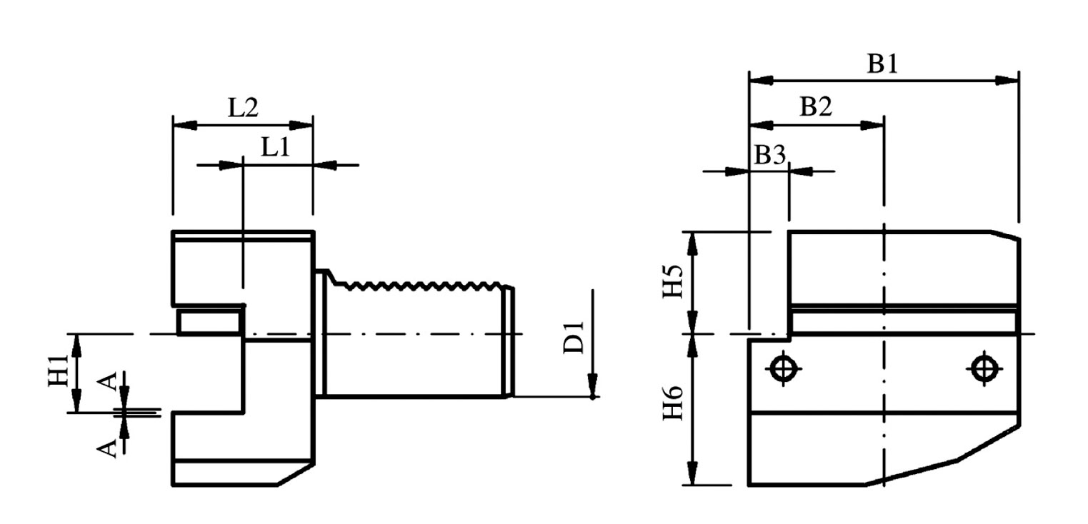 B Series Radial Outdiameter Tool Holder B2