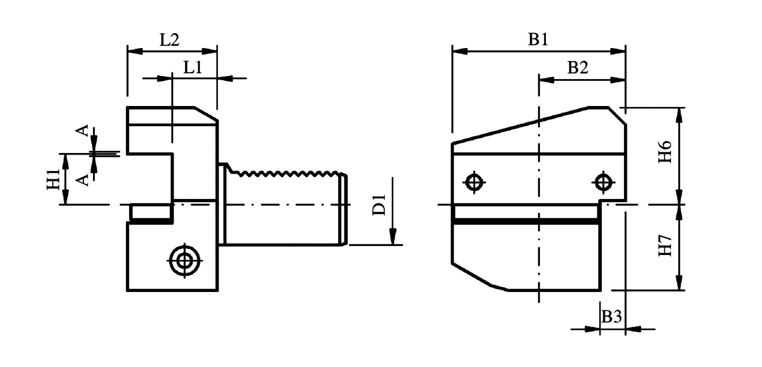 B Series Radial Outdiameter Tool Holder B3