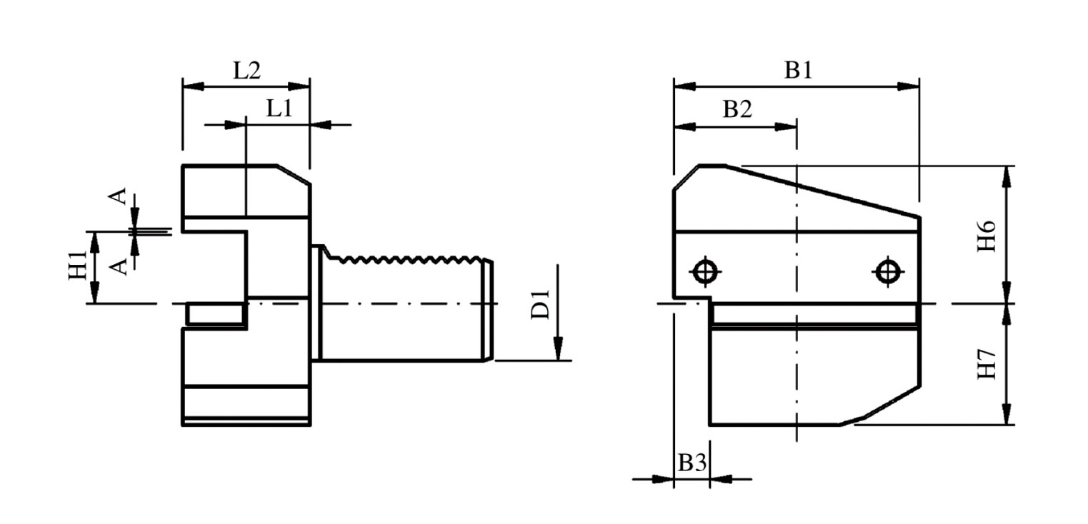 B Series Radial Outdiameter Tool Holder B4