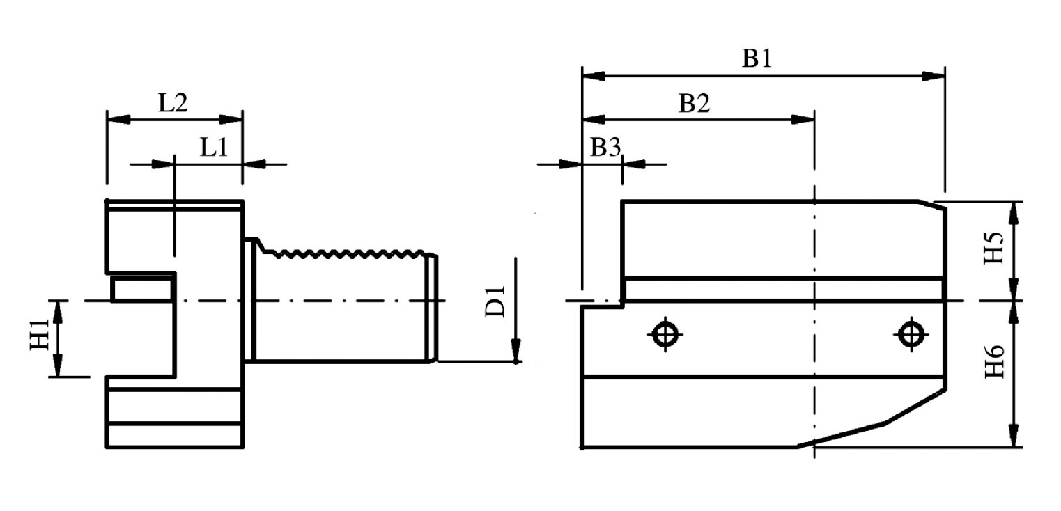 B Series Radial Outdiameter Tool Holder B6