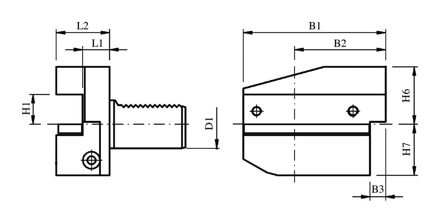 B Series Radial Outdiameter Tool Holder B7