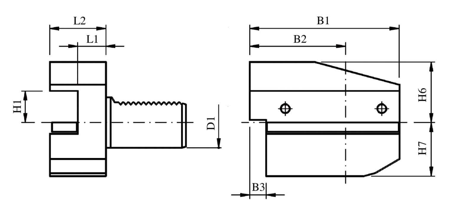 B Series Radial Outdiameter Tool Holder B8