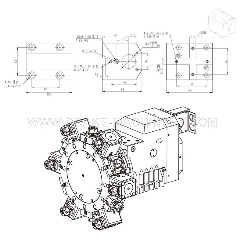LS-BMT55-DMDZ-держатель расточного инструмента