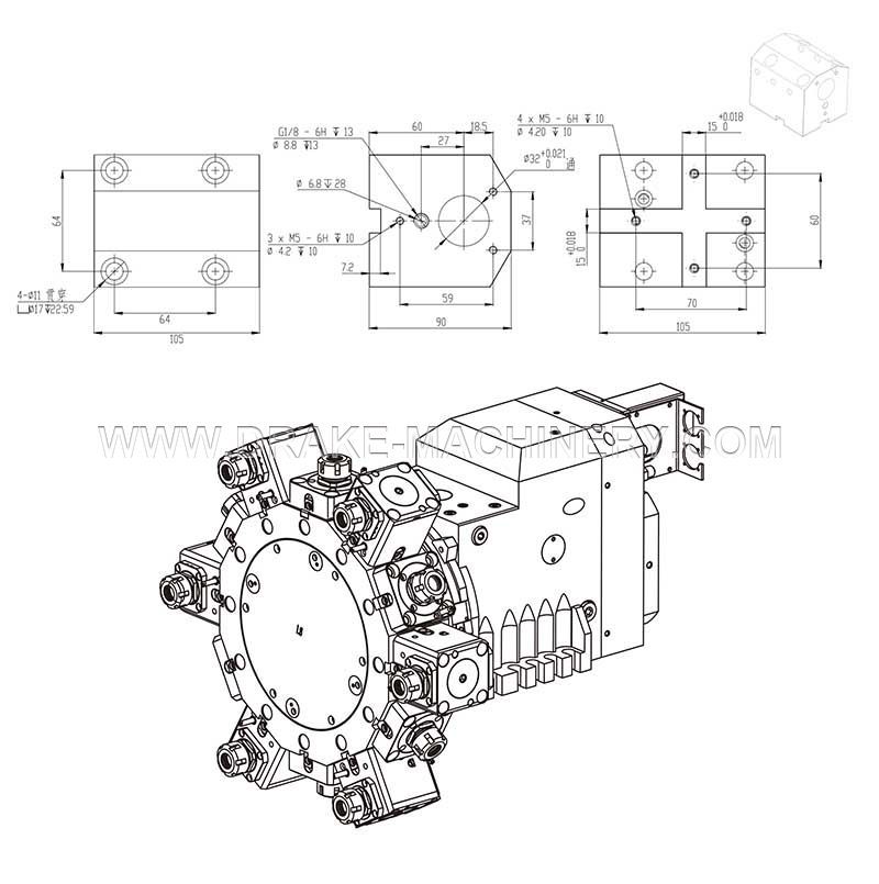 LS-BMT55-DMDZ-держатель расточного инструмента