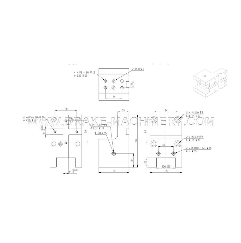 LS-BMT55-FDZ-держатель инструмента квадратный